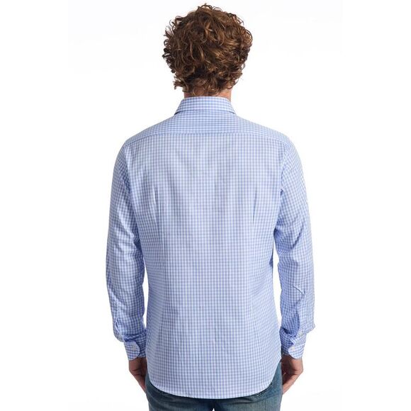 Baldinini Trend Light Blue Cotton Men's Shirt - Picture 3 of 3